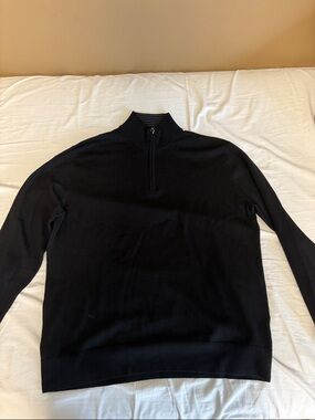 UNTUCKit Merino Wool Quarter Zip Large